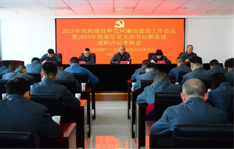 物產(chǎn)工投公司黨委召開2025年黨的建設(shè)和黨風廉政建設(shè)工作會議暨2024年度基層黨支部書記抓黨建述職評議考核會
